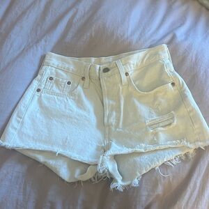 High rise levi shorts